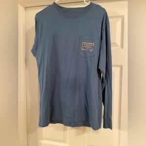 Grey/Blue Long-Sleeve Medium Southern Marsh
